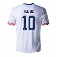 Maglie da calcio Stati Uniti Christian Pulisic #10 Prima Maglia Copa America 2024 Manica Corta